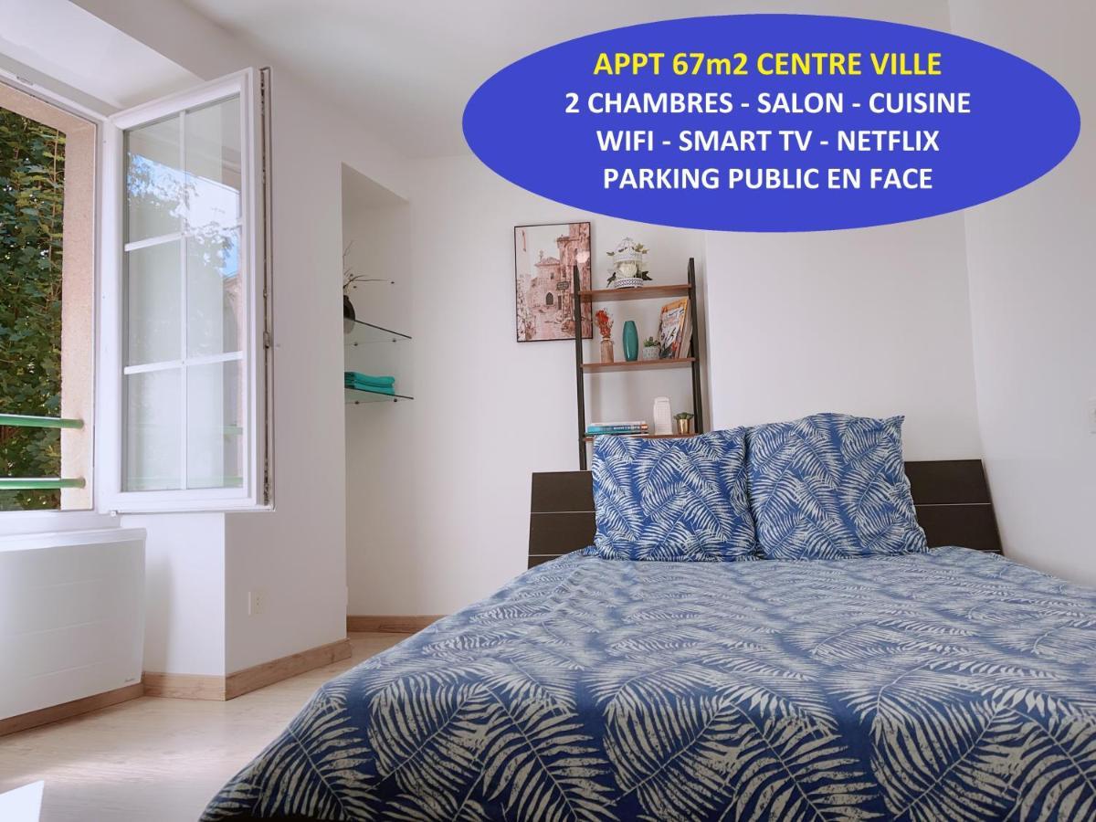 Apt 67M2 Hyper Centre: 2 Chambres, Cuisine Tv Wifi Fontenay-le-Comte Exterior foto